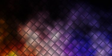 Koyu pembe, sarı vektör arka planı çokgen biçiminde. Soyut arkaplanda renkli gradyan olan dikdörtgenler. Web siteleri, iniş sayfaları için desen.