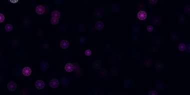 Açık pembe vektör çiçekli doğal fon. Soyut arka planda gradyan çiçekleri olan modern tasarım. Broşürler ve kitaplar için akıllı tasarım.