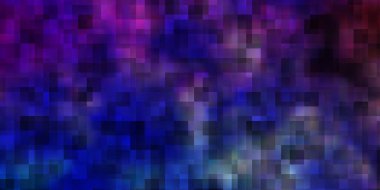 Çokgen biçiminde çok renkli vektör arkaplanı. Dikdörtgenli soyut gradyan çizimi. Reklamınız, posteriniz, afişiniz için en iyi tasarım.