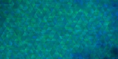 Çizgileri ve üçgenleri olan açık mavi vektör deseni. Basit bir şekilde üçgenli renkli bir çizim. Posterler ve afişler için en iyi tasarım.