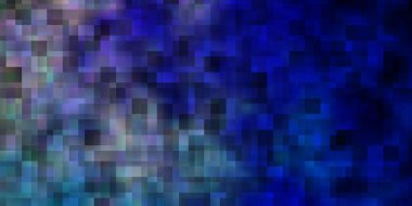 Açık Pembe, mavi vektör düzeni çizgiler, dikdörtgenler. Gradyan dikdörtgenleri ve kareleri olan renkli çizimler. Reklamlar ve reklamlar için desen.