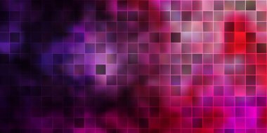 Koyu mor, dikdörtgen biçiminde pembe vektör dokusu. Soyut arkaplanda renkli gradyan olan dikdörtgenler. Web siteleri, iniş sayfaları için desen.