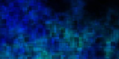 Dikdörtgenli hafif BLUE vektör arka planı. Renkli dikdörtgenlerle soyut gradyan çizimi. Web siteleri, iniş sayfaları için desen.