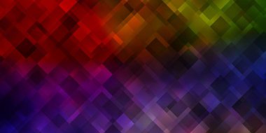 Koyu mavi, kırmızı vektör düzeni çizgiler, dikdörtgenler. Soyut arkaplanda renkli gradyan olan dikdörtgenler. İniş sayfası için modern şablon.