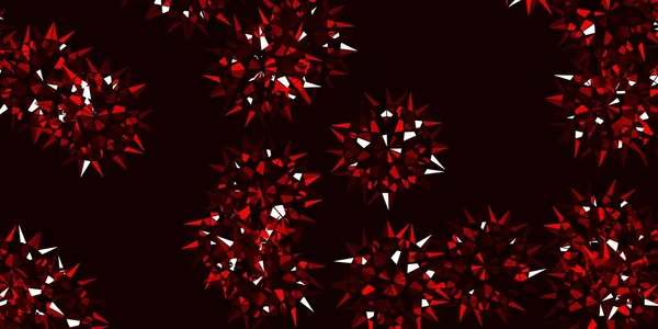 Vecteur Rouge Clair Disposition Naturelle Avec Des Fleurs Fleurs Colorées — Image vectorielle