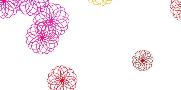 Světle Růžové Žluté Vektorové Pozadí Tečkami Třpytivé Abstraktní Ilustrace Barevnými — Stockový vektor