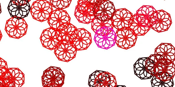 Φως Ροζ Διάνυσμα Φυσική Διάταξη Λουλούδια Εικονογράφηση Αφηρημένα Πολύχρωμα Λουλούδια — Διανυσματικό Αρχείο