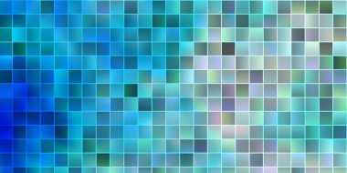 Çizgileri, dikdörtgenleri olan hafif BLUE vektör düzeni. Dikdörtgenli soyut gradyan çizimi. İş broşürleri, broşürler için desen