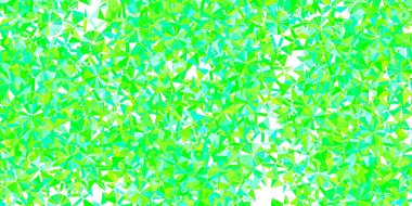 Açık yeşil, renkli kar taneleri olan sarı vektör deseni. Buz ve karlı akıllı geometrik soyut çizim. Yeni yıl web siteleri deseni.