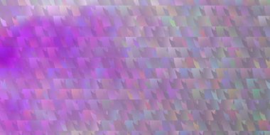 Üçgen biçiminde açık mor vektör dokusu. Üçgenli soyut gradyan çizimi. Duvar kağıtları için şablon.