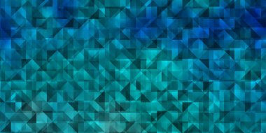 Çizgiler ve üçgenlerle ışık Mavisi vektör düzeni. Renkli üçgenli modern soyut illüstrasyon. İniş sayfaları için şablon.