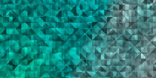 Açık yeşil vektör desenli çokgen. Doğa tarzında üçgenleri olan güzel bir çizim. Duvar kağıtları için şablon.