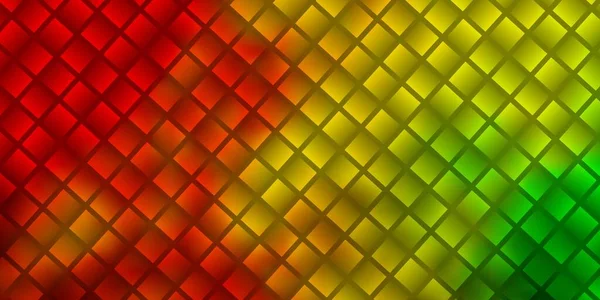 Açık pembe, dikdörtgenli sarı vektör şablonu. Soyut tarzda dikdörtgenleri olan modern tasarım. İş broşürleri, broşürler için desen