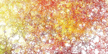 Açık yeşil, eğri çizgileri olan kırmızı vektör arkaplan. Eğimli renkli geometrik örnekler var. Kullanıcı Arayüzü tasarımınız için şablon.