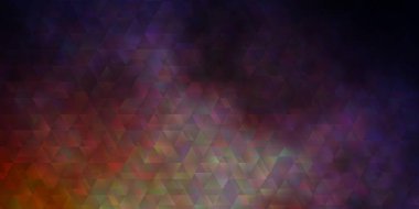 Açık mavi, sarı vektör arkaplan, çizgiler, üçgenler. Renkli eğimli üçgenlerin çizimi. Terfileriniz için tasarım.