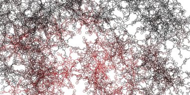 Bükülmüş çizgileri olan hafif turuncu vektör arkaplanı. Bükülmüş çizgileri olan yepyeni renkli bir çizim. Terfileriniz için akıllı tasarım.