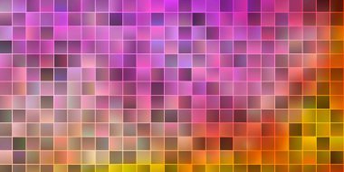 Açık mavi, dikdörtgenli sarı vektör şablonu. Gradyan dikdörtgenleri olan bir resim. Reklamınız, posteriniz, afişiniz için en iyi tasarım.