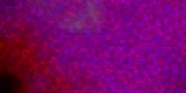 Koyu mor, pembe vektör desenli, çizgili, üçgenli. Basit formda soyut biçimdeki üçgenler. Reklamlar için desen.