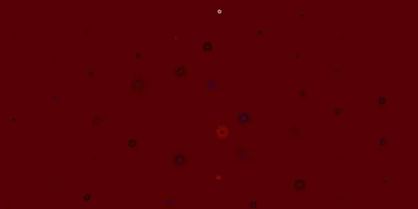 Ανοιχτό Ροζ Κόκκινο Διανυσματικό Μοτίβο Αφηρημένα Σχήματα Πολύχρωμη Απεικόνιση Απλά — Διανυσματικό Αρχείο
