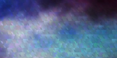 Açık mavi, kırmızı vektör desenli çokgen. Doğa tarzında üçgenleri olan güzel bir çizim. Web siteleri için desen.