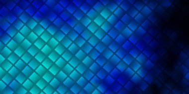 Kare şeklinde koyu mavi vektör deseni. Soyut tarzda dikdörtgenleri olan modern tasarım. Reklamlar ve reklamlar için desen.