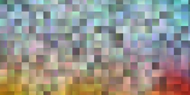 Açık mavi, dikdörtgenli kırmızı vektör arkaplanı. Soyut arkaplanda renkli gradyan olan dikdörtgenler. Reklamınız, posteriniz, afişiniz için en iyi tasarım.