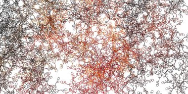 Kıvrımlı hafif turuncu vektör şablonu. Yaylı basit bir şekilde gradyan çizimi. Posterleriniz ve afişleriniz için en iyi tasarım.