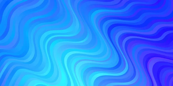 Hellrosa Blaue Vektortextur Mit Kurven Bunte Geometrische Probe Mit Gradientenkurven — Stockvektor
