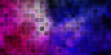 Koyu pembe, çokgen tarzda yeşil vektör arkaplan. Gradyan dikdörtgenleri ve kareleri olan renkli çizimler. Reklamınız, posteriniz, afişiniz için en iyi tasarım.