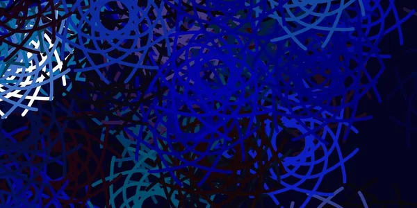 Lichtblauw Rood Vectorpatroon Met Abstracte Vormen Kleurrijke Illustratie Met Eenvoudige — Stockvector