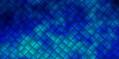 Dikdörtgenli hafif Mavili vektör arkaplanı. Dikdörtgen şekilli yeni soyut illüstrasyon. Reklamınız, posteriniz, afişiniz için en iyi tasarım.