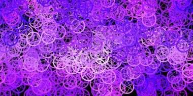 Din sembollü koyu mor vektör dokusu. Cadılık formlarıyla soyut tarzda geçmişe dönük tasarım. En iyi tasarım Cadılar Bayramı olayları.