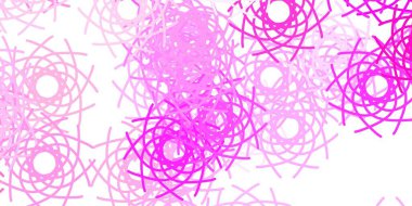 Açık pembe, soyut şekilli sarı vektör deseni. Gradyan rastgele formlarla modern soyut illüstrasyon. İşiniz için akıllı tasarım.