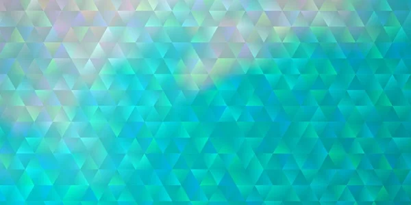 Azul Claro Layout Vetorial Verde Com Linhas Triângulos Triângulos Fundo — Vetor de Stock