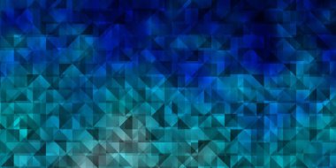 Üçgenli hafif BLUE vektör arkaplanı. Soyut üçgenli dekoratif tasarım. Duvar kağıtları için şablon.