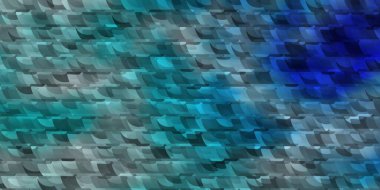 Açık mavi vektör arkaplanı, çizgiler, üçgenler. Üçgen şekilli ışıltılı soyut çizimler. Terfileriniz için tasarım.