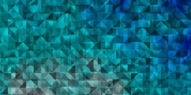 Üçgen biçiminde hafif BLUE vektör dokusu. Soyut üçgenli dekoratif tasarım. Terfileriniz için tasarım.