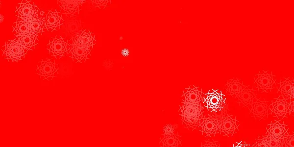 Fondo Vector Rojo Claro Con Formas Caóticas Ilustración Abstracta Moderna — Archivo Imágenes Vectoriales