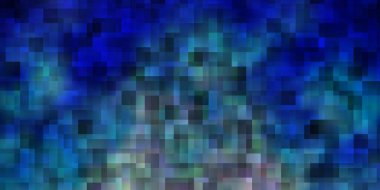 Açık Pembe, mavi vektör düzeni çizgiler, dikdörtgenler. Dikdörtgen şekilli yeni soyut illüstrasyon. Web siteleri, iniş sayfaları için desen.