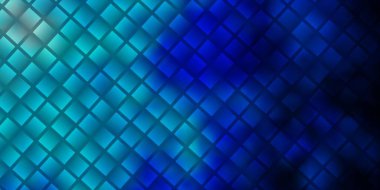 Çizgileri ve dikdörtgenleri olan koyu mavi vektör düzeni. Soyut arkaplanda renkli gradyan olan dikdörtgenler. İniş sayfası için modern şablon.