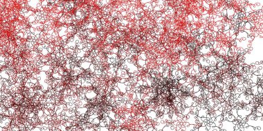 Kıvrımlı açık kırmızı vektör dokusu. Eğimli yay ile soyut illüstrasyon. Broşürler, broşürler için desen.