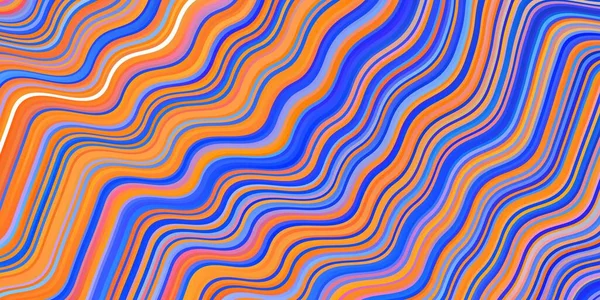 Bleu Clair Disposition Vectorielle Rouge Avec Des Lignes Courbées Échantillon — Image vectorielle