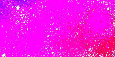 Açık mor, Memphis şekilli pembe vektör dokusu. Gradyan rastgele formlarla modern soyut illüstrasyon. İşiniz için akıllı tasarım.