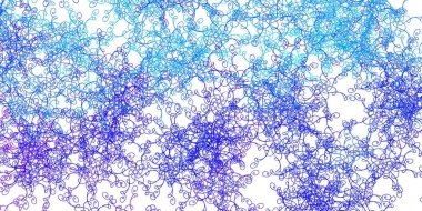 Açık Pembe, dairesel yay ile mavi vektör düzeni. Uygunsuz gradyan çizgileri olan soyut çizimler. Cep telefonları için şablon.