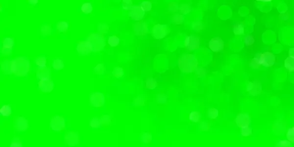 Světle Zelený Vektorový Vzorec Kuličkami Ilustrace Množinou Zářících Barevných Abstraktních — Stockový vektor