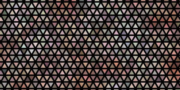 多角形スタイルのライトレッドベクトル背景 三角形の抽象的なグラデーションイラスト 小冊子やチラシの模様 — ストックベクタ