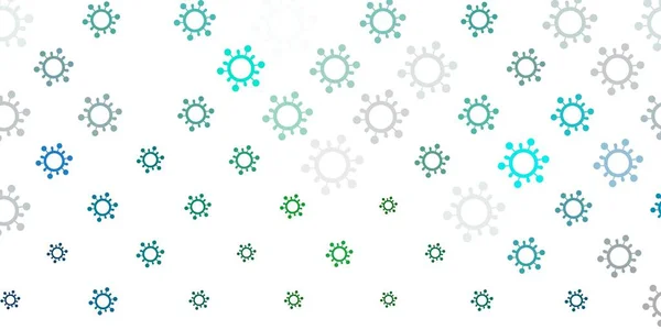 Γαλάζια Πράσινη Διανυσματική Υφή Σύμβολα Ασθενειών Πολύχρωμη Αφηρημένη Απεικόνιση Κλίση — Διανυσματικό Αρχείο