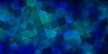 Kristallerle, karelerle ışık Mavisi vektör şablonu. Çizgiler, rengarenk eşkenar dörtgenler. Web siteleri için desen.