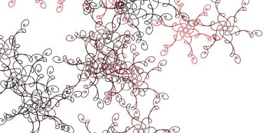 Kıvrımlı hafif turuncu vektör düzeni. Uygunsuz gradyan çizgileri olan soyut çizimler. Broşürler, broşürler için desen.