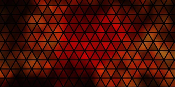 Σκούρο Κόκκινο Κίτρινο Διάνυσμα Φόντο Τρίγωνα Όμορφη Απεικόνιση Τρίγωνα Στυλ — Διανυσματικό Αρχείο